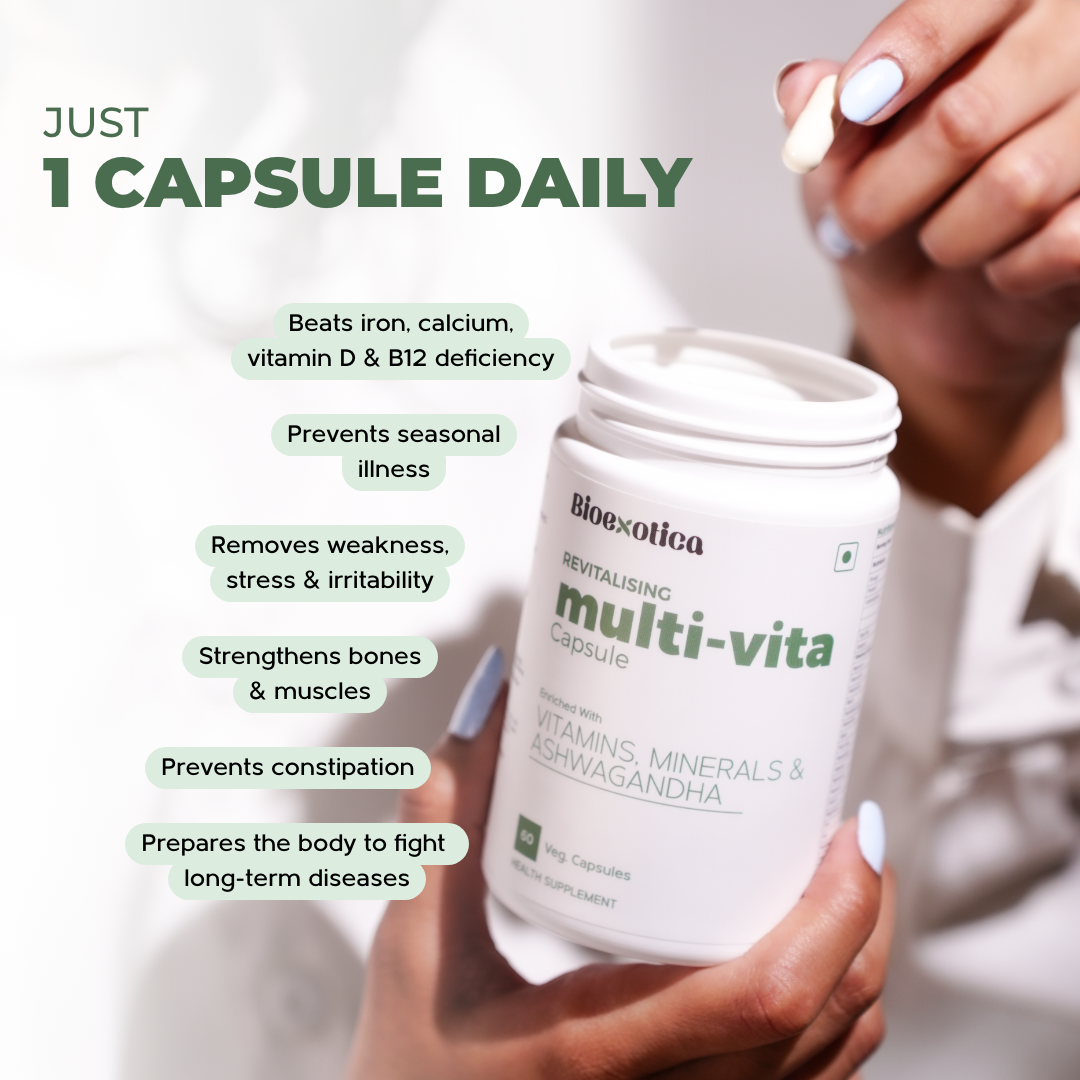Nutrient Boosting Real Multi Vita Capsules | Beat Nutrient Deficiencies in 4 Weeks