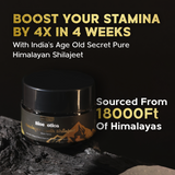 Himalayan Shudh Shilajeet | 4X Stamina Boost in 4 Weeks